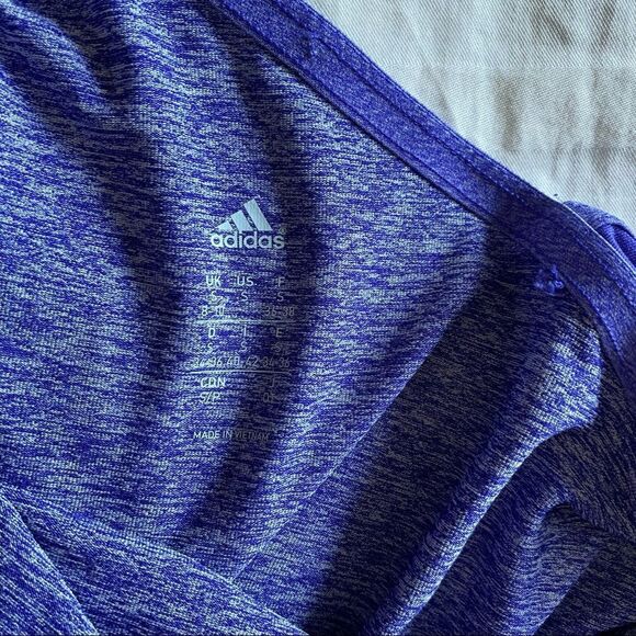 🍄 Adidas Purple One Shoulder Tank Workout Tee - Picture 10 of 10